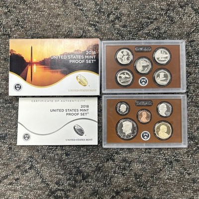 2018 Clad Proof 10-Coin Set U.S. Mint Original Government Packaging OGP & COA