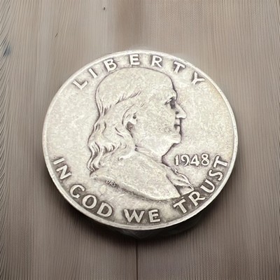 1948 D  50C Franklin Half Dollar