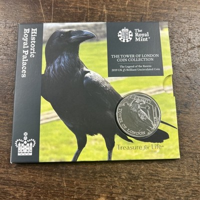 2019 The Tower Of London Royal Mint £5 Coin - The Legend Of The Ravens