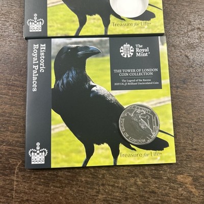 2019 The Tower Of London Royal Mint £5 Coin - The Legend Of The Ravens