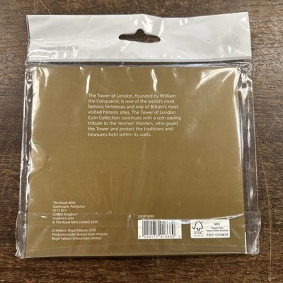 2019 Royal Mint Tower Of London, The Yeoman Warders £5 Five Pound BU Coin Pack