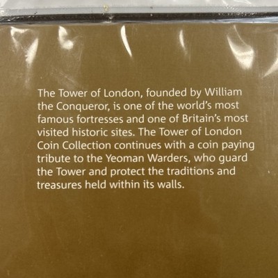 2019 Royal Mint Tower Of London, The Yeoman Warders £5 Five Pound BU Coin Pack